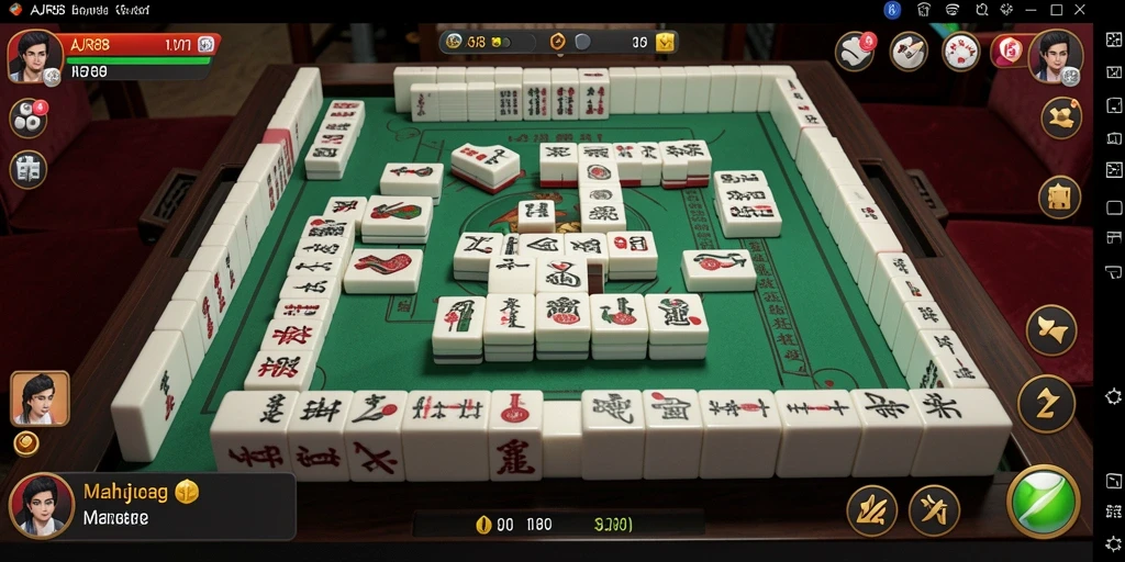 Screenshot gameplay AJR88 menampilkan suasana permainan Mahjong yang menakjubkan.