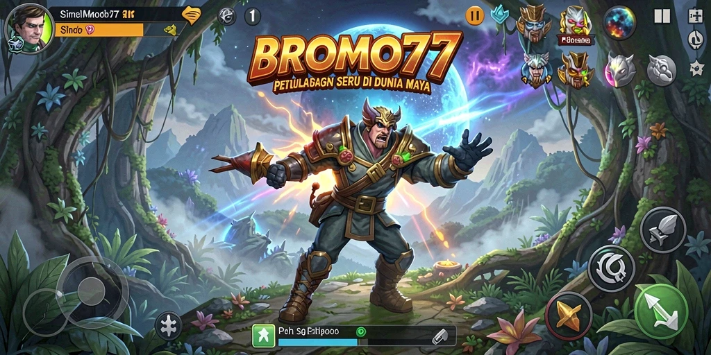 Tampilan menarik dari gameplay BROMO77 yang seru dan mendebarkan.