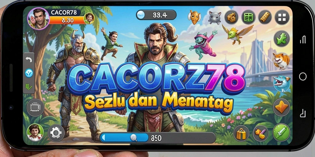 Tampilan gameplay CACOR78 yang menarik dan menantang dalam permainan puzzle.