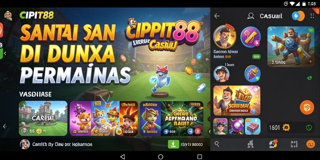 Tampilan gameplay <strong>CIPIT88</strong> yang menarik dan penuh warna.
