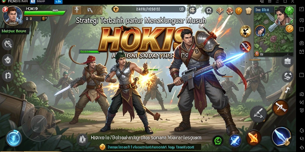 Screenshot HOKI9 menunjukkan aksi strategis yang mendebarkan di tengah pertempuran.