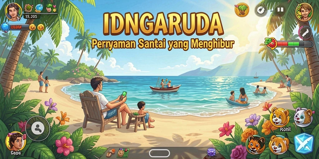 Tampilan gameplay seru dari IDNGARUDA dengan grafis yang menawan.