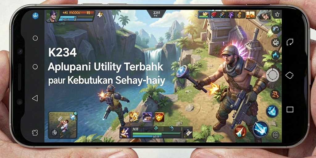 Tampilan antarmuka K234 yang menarik dan mudah digunakan.