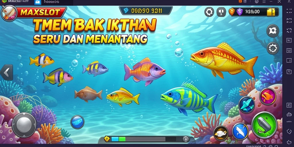 Tampak menariknya gameplay Tembak Ikan di MAXSLOT.