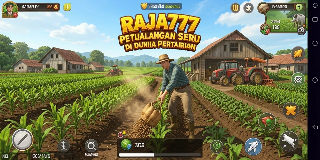 Tampilan gameplay RAJA777 yang memikat dan penuh warna.