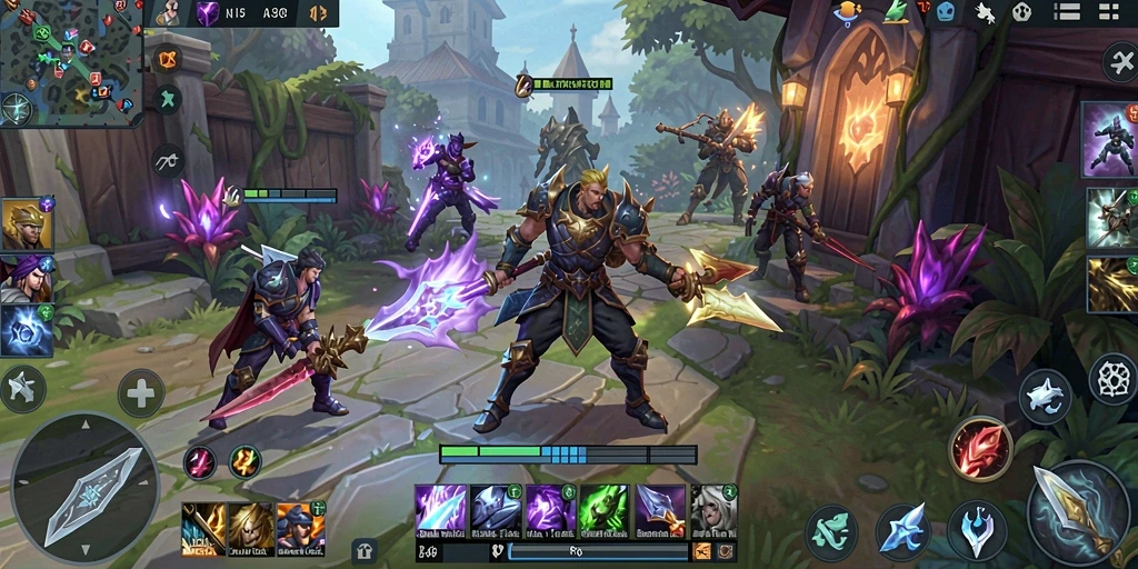 Gameplay MOBA yang menegangkan dan interaktif di RAJATOGEL.